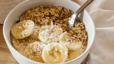 Healthy banana oats breakfast ready in 5 minutes
